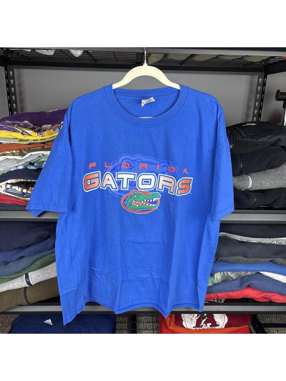 Vintage Y2K Florida Gators Dynasty 2XL Blue NCAA Collegiate Graphic Tee